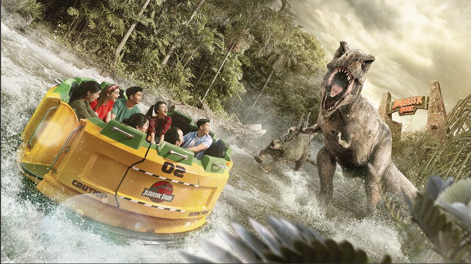 USSユニバーサルスタジオシンガポール|絶叫アトラクションジュラシックパーク