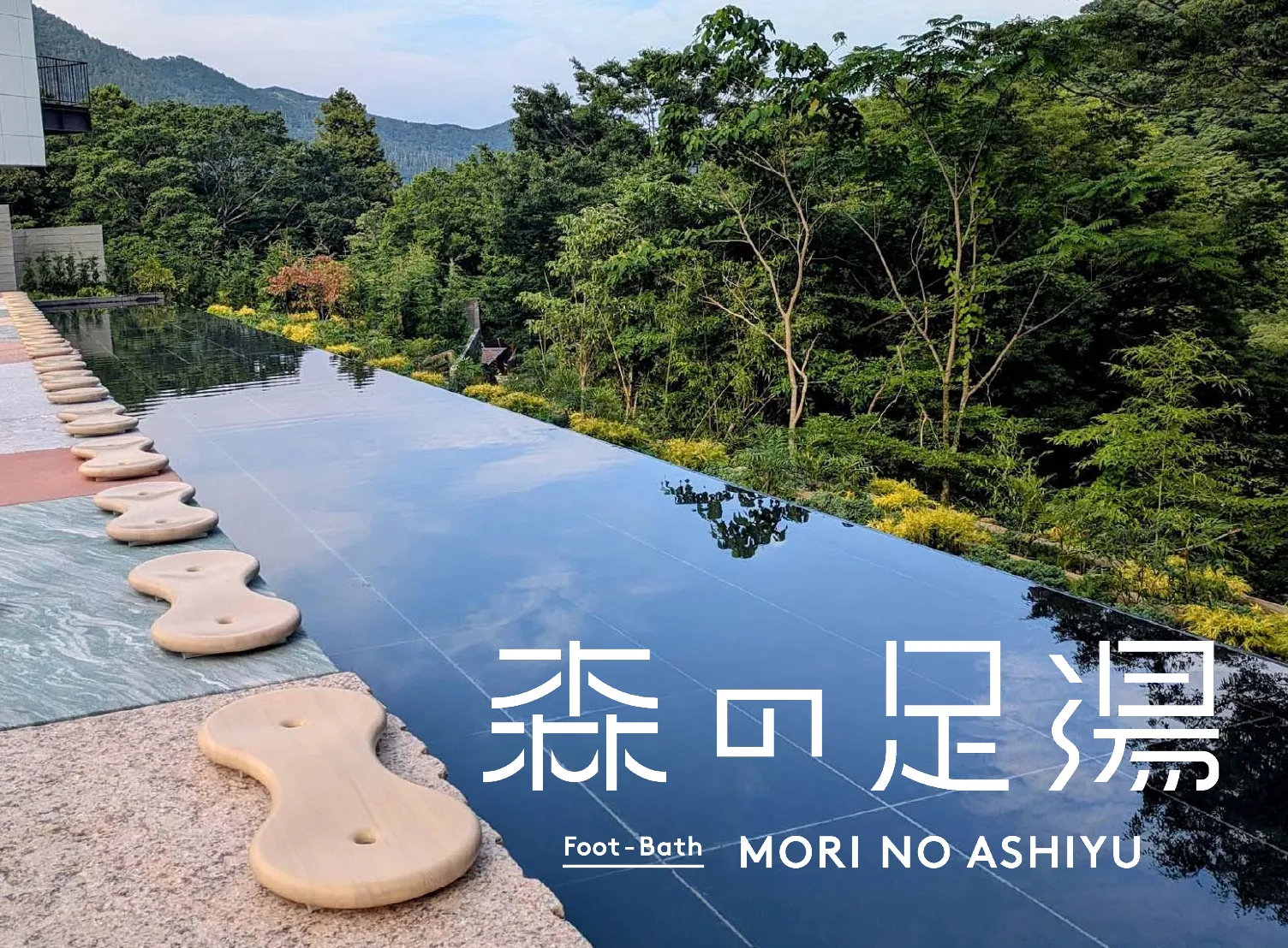 彫刻の森美術館　森の足湯