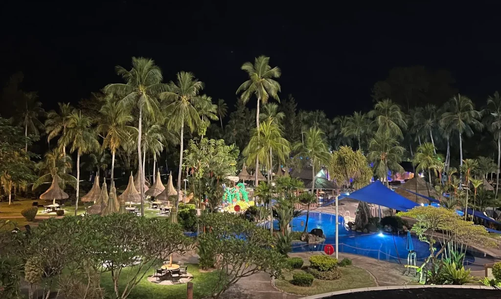 シャングリラ ゴールデン サンズ ペナン (Shangri-La Golden Sands, Penang)ラナイからの景色