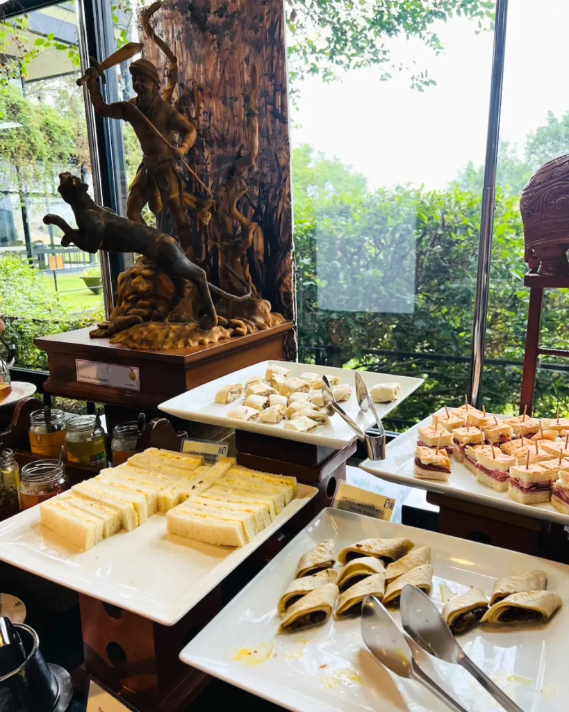 ヘリタンスカンダラマ子連れ宿泊記｜朝食ビュッフェサンドイッチ