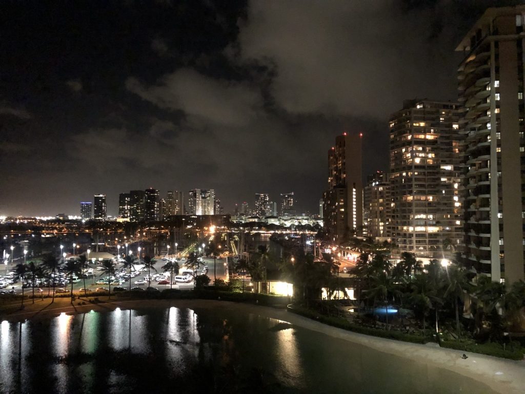 子連れでヒルトンハワイアンビレッジhiltonhawaiianvillage｜ラナイからの眺め