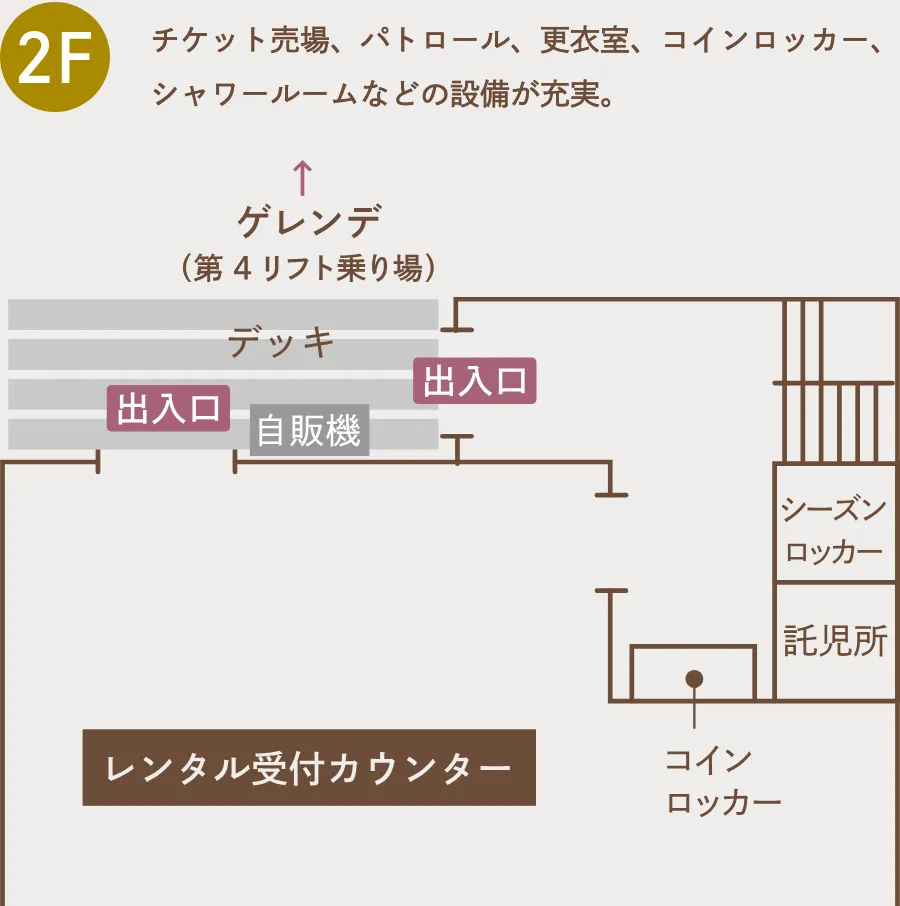 ゲストハウス平子2階見取り図