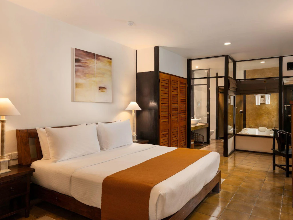 ジェットウィングビーチホテルお部屋｜スリランカバワ建築｜宿泊記