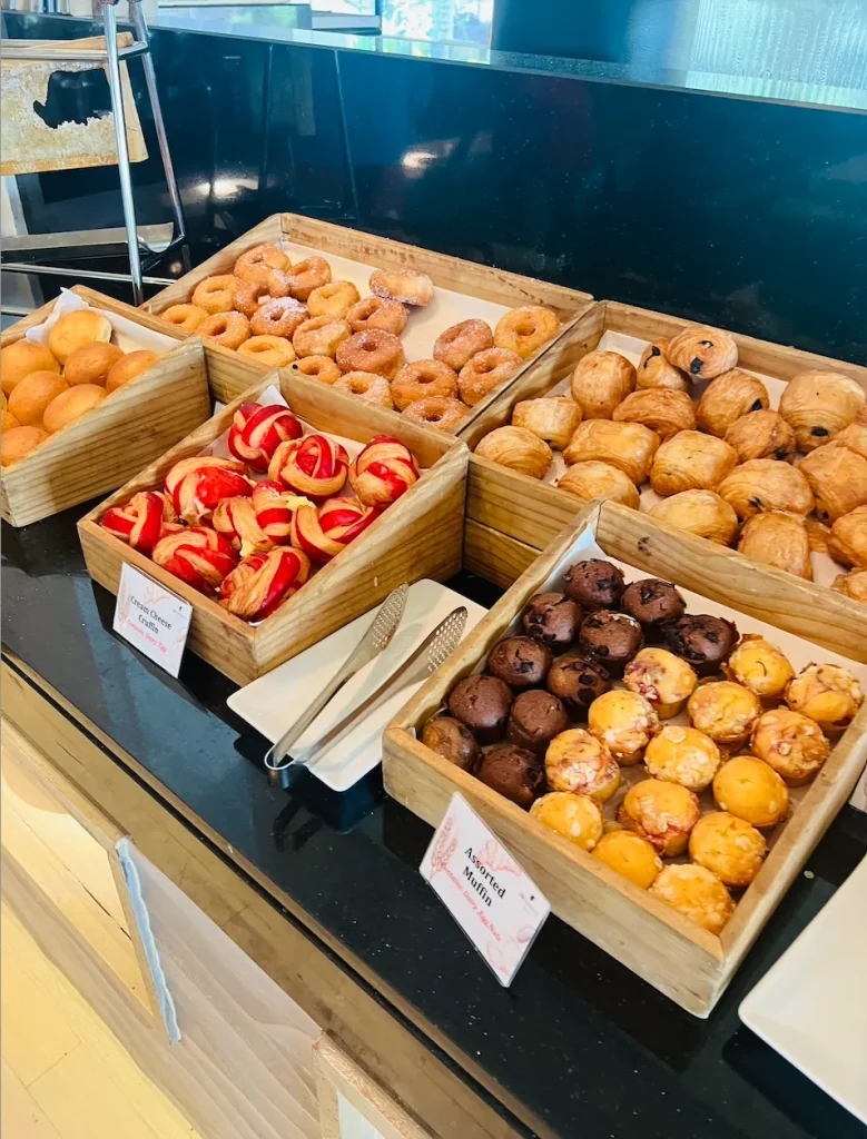 子連れにおすすめ!JWマリオット プーケット リゾート&スパ|朝食JWカフェ ビュッフェ ペストリー