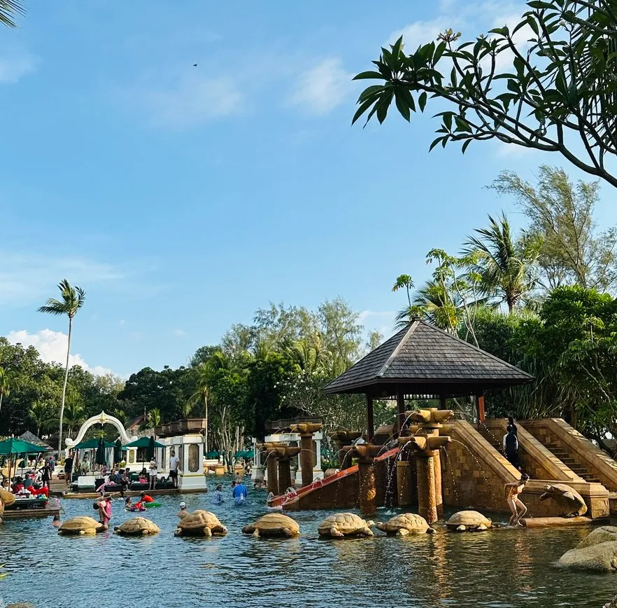 子連れにおすすめ!JWマリオット プーケット リゾート&スパ|スライダー付きキッズプール