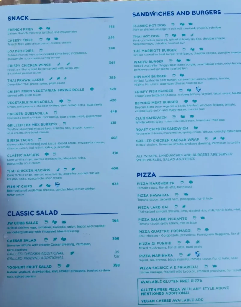 子連れにおすすめ!JWマリオット プーケット リゾート&スパ|プールメニュー