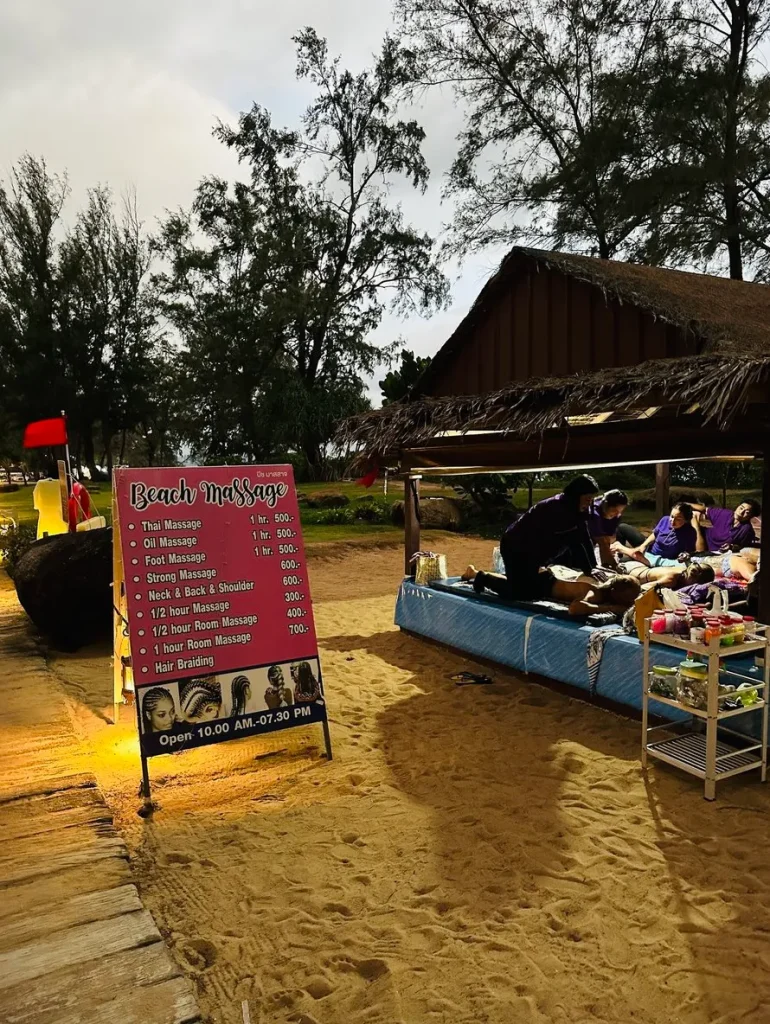 子連れにおすすめ!JWマリオット プーケット リゾート&スパ|ビーチマッサージ