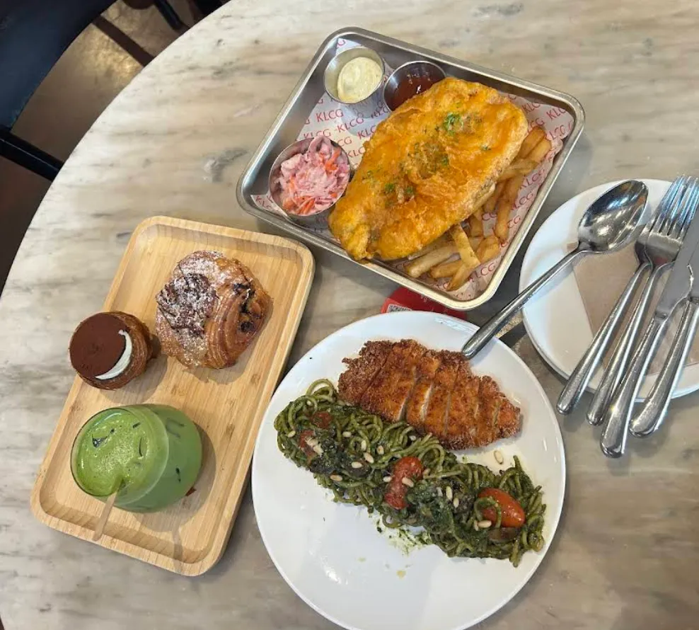 クアラルンプールのオススメベーカリー|KLCG Confectionery & Bakery, Medan Pasari-カフェメニュー