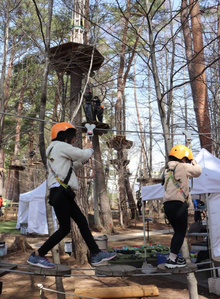 リゾナーレ八ヶ岳森の空中散歩キッズコース体験