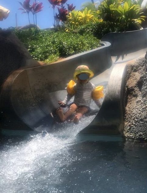 子連れでヒルトンハワイアンビレッジhiltonhawaiianvillage｜パラダイスプールのスライダー