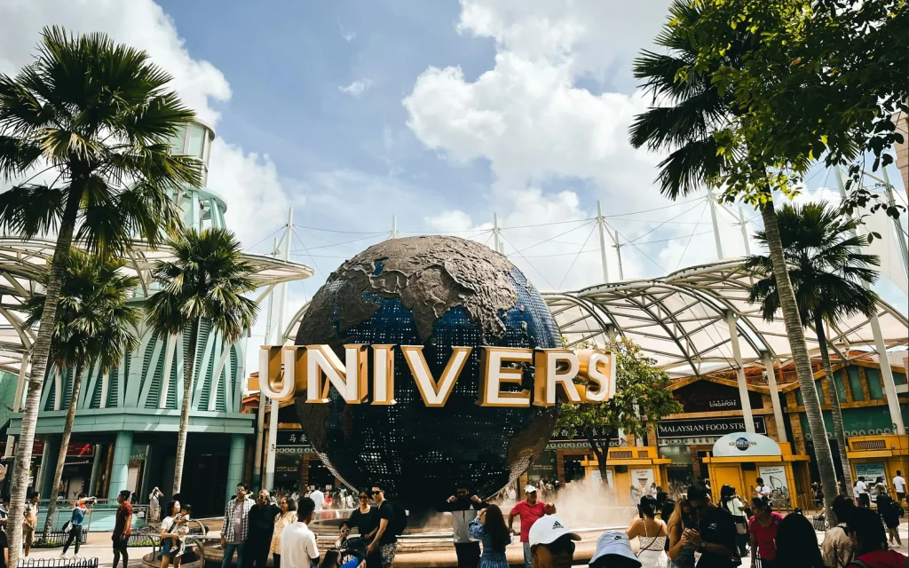 USSユニバーサルスタジオシンガポール|エクスプレスパスは必要か|エントランス前の混雑